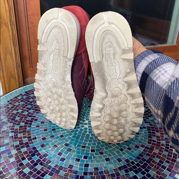 Maroon Suede Reebok Classics - Picture 8 of 9